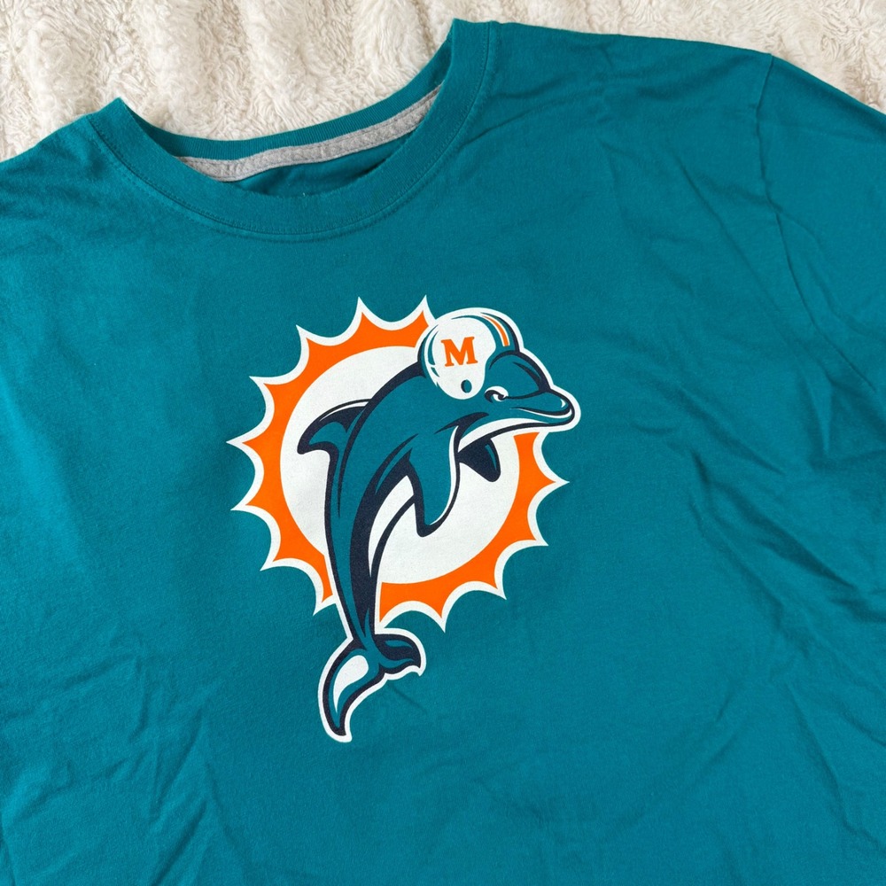 Nike NFL Miami Dolphins Ryan Tannehill 17 T-Shirt Mens XL Aqua Teal Short Sleeve